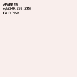 #F9EEEB - Fair Pink Color Image